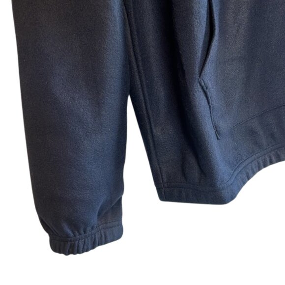 Lazer Lazer Men's Polar Fleece Navy Blue Pullover Hoodie, NWT! - Picture 5 of 6